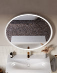 Miroir salle de bain LED BELDIVO rond - 100 cm