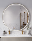 Miroir salle de bain LED BELDIVO rond - 120 cm
