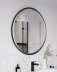 Miroir salle de bain LED BELDIVO rond - 80 cm