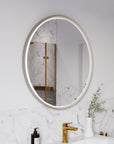 Miroir salle de bain LED BELDIVO rond - 80 cm