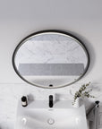 Miroir salle de bain LED BELDIVO rond - 80 cm