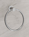 Anneau porte-serviettes OLA - Inox - env. 18 x 10 cm - Rond - couleur au choix