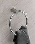 Anneau porte-serviettes OLA - Inox - env. 18 x 10 cm - Rond - couleur au choix
