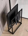 Porte-serviettes OLA - Acier - 50 x 21 x 82 cm - design angulaire - couleur au choix