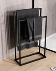 Porte-serviettes OLA - Acier - 50 x 21 x 82 cm - Rond - couleur au choix