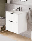 Meuble salle de bain TIM 60 cm avec lavabo Duravit