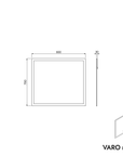 Ensemble de meubles de salle de bain VIREO 80 cm avec lavabo