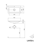 Meuble salle de bain LAVOA 80 cm