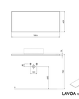 Meuble salle de bain LAVOA 100 cm