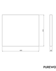 Plan vasque PUREWOOD