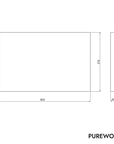 Plan vasque PUREWOOD