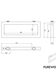 Plan vasque PUREWOOD