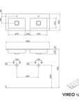 Meuble salle de bain AVA 120 cm