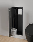 Module WC encastré RIA - Façade à carreler en verre noir