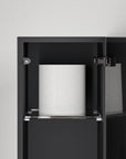 Module WC encastré RIA - Façade à carreler en verre noir