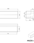 Meuble salle de bain MILOU 120 cm
