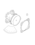 Robinetterie de douche encastrée Duravit Tulum avec douchette