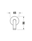 Robinetterie de douche encastrée Duravit Tulum