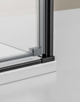 Douche d'angle avec porte pivotante NT416