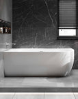 Baignoire d'angle semi-îlot LENA CORNER