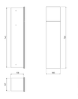 Module WC encastré RIA