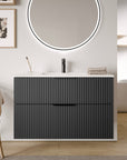 Ensemble de meubles de salle de bain TIM 100 cm avec lavabo