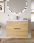 Ensemble de meubles de salle de bain TIM 80 cm avec vasque en céramique