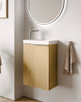 Ensemble de meubles de salle de bain WC invités TIM 40 cm avec lavabo