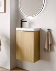 Ensemble de meubles de salle de bain WC invités TIM 40 cm avec lavabo