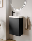 Ensemble de meubles de salle de bain WC invités TIM 40 cm avec lavabo