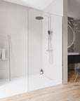 Paroi de douche à l'italienne EX102-2 - Verre nano 10 mm