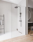Paroi de douche à l'italienne EX102-2 - Verre nano 10 mm