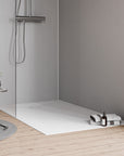 Receveur de douche plat en fonte minérale VIREO