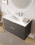 Ensemble de meubles de salle de bain TIM 100 cm avec lavabo