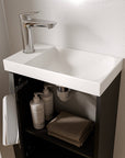 Ensemble de meubles de salle de bain WC invités TIM 40 cm avec lavabo