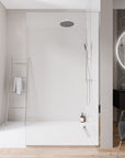 Paroi de douche à l'italienne EX102-2 - Verre nano 10 mm
