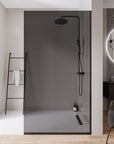 Paroi de douche à l'italienne Nano Verre gris EX102-2