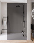 Paroi de douche à l'italienne Nano Verre gris EX102-2