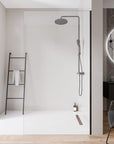 Paroi de douche à l'italienne EX102-2 - Verre nano 10 mm