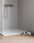 Receveur de douche plat en fonte minérale VIREO