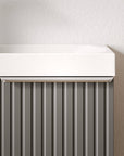 Ensemble de meubles de salle de bain WC invités TIM 40 cm avec lavabo