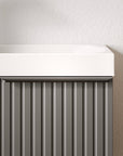 Ensemble de meubles de salle de bain WC invités TIM 40 cm avec lavabo