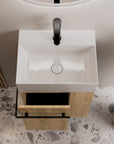 Ensemble de meubles de salle de bains COMPACT 45 cm avec lavabo