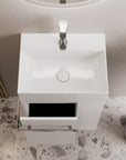 Ensemble de meubles de salle de bains COMPACT 45 cm avec lavabo