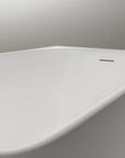 Baignoire d'angle semi-îlot NORA CORNER acrylique blanc mat