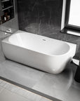 Baignoire d'angle semi-îlot LENA CORNER