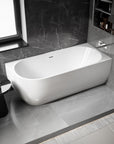 Baignoire d'angle semi-îlot LENA CORNER