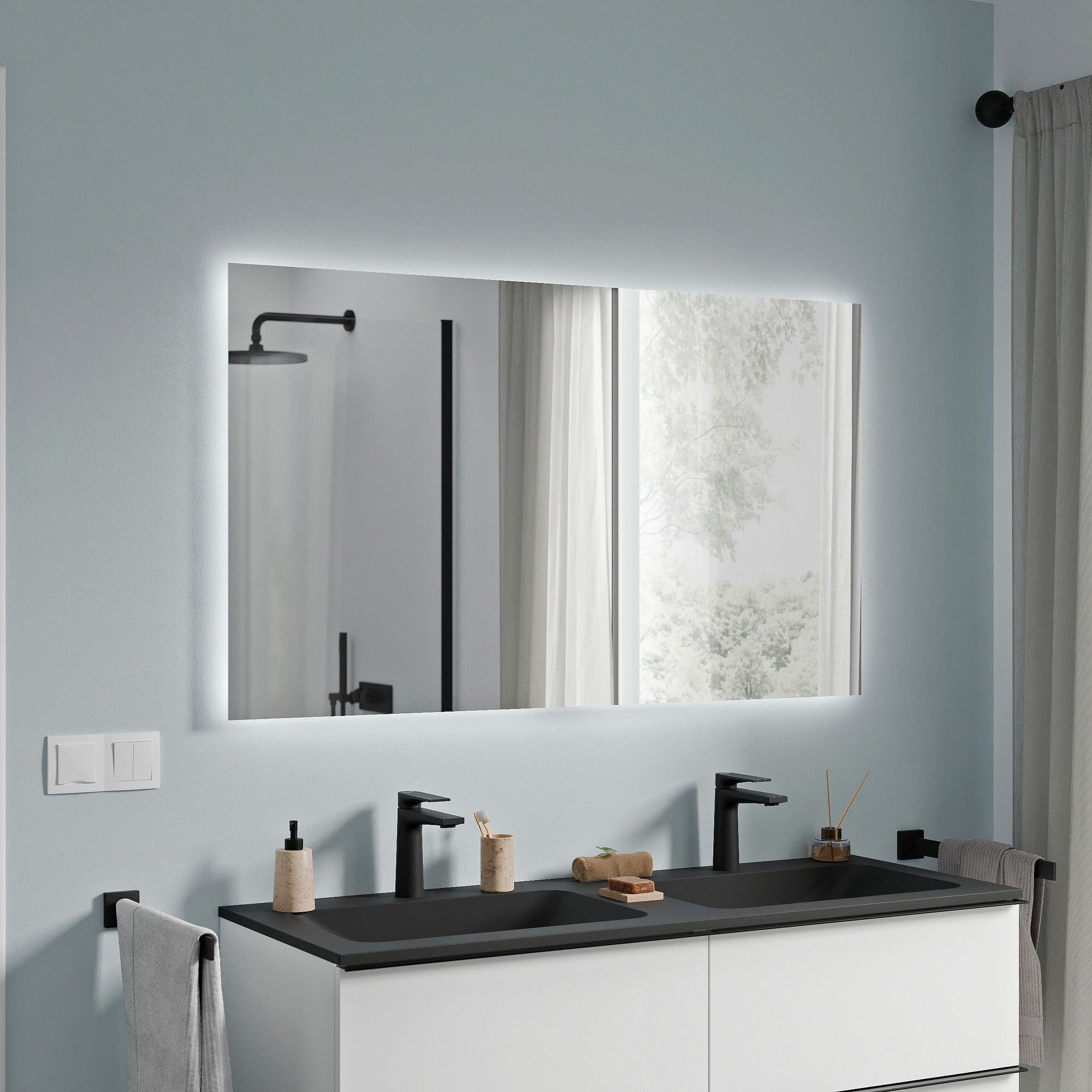 Ensemble de meubles de salle de bain AVA 120 cm avec lavabo