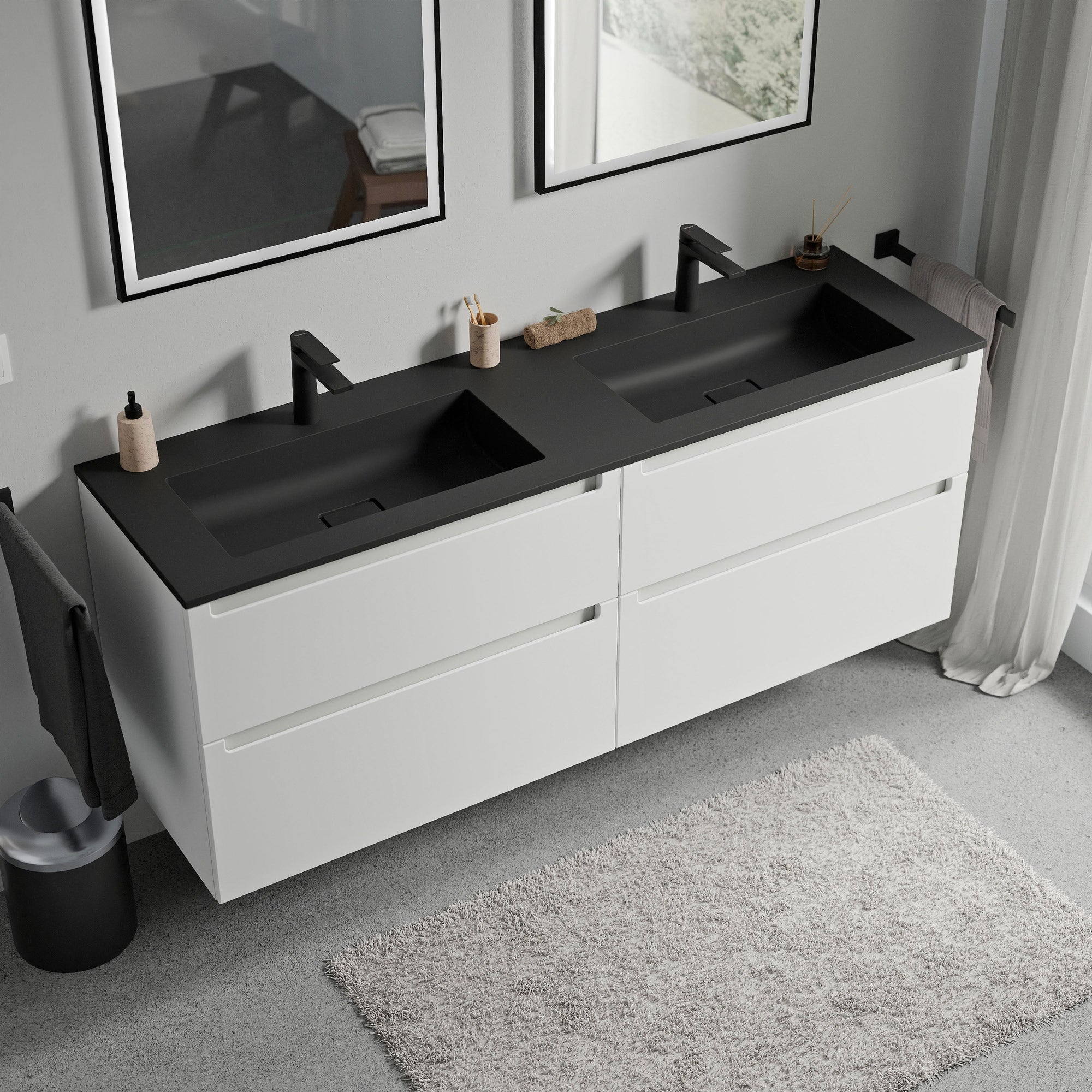 Meuble sous-lavabo VIREO 160 cm