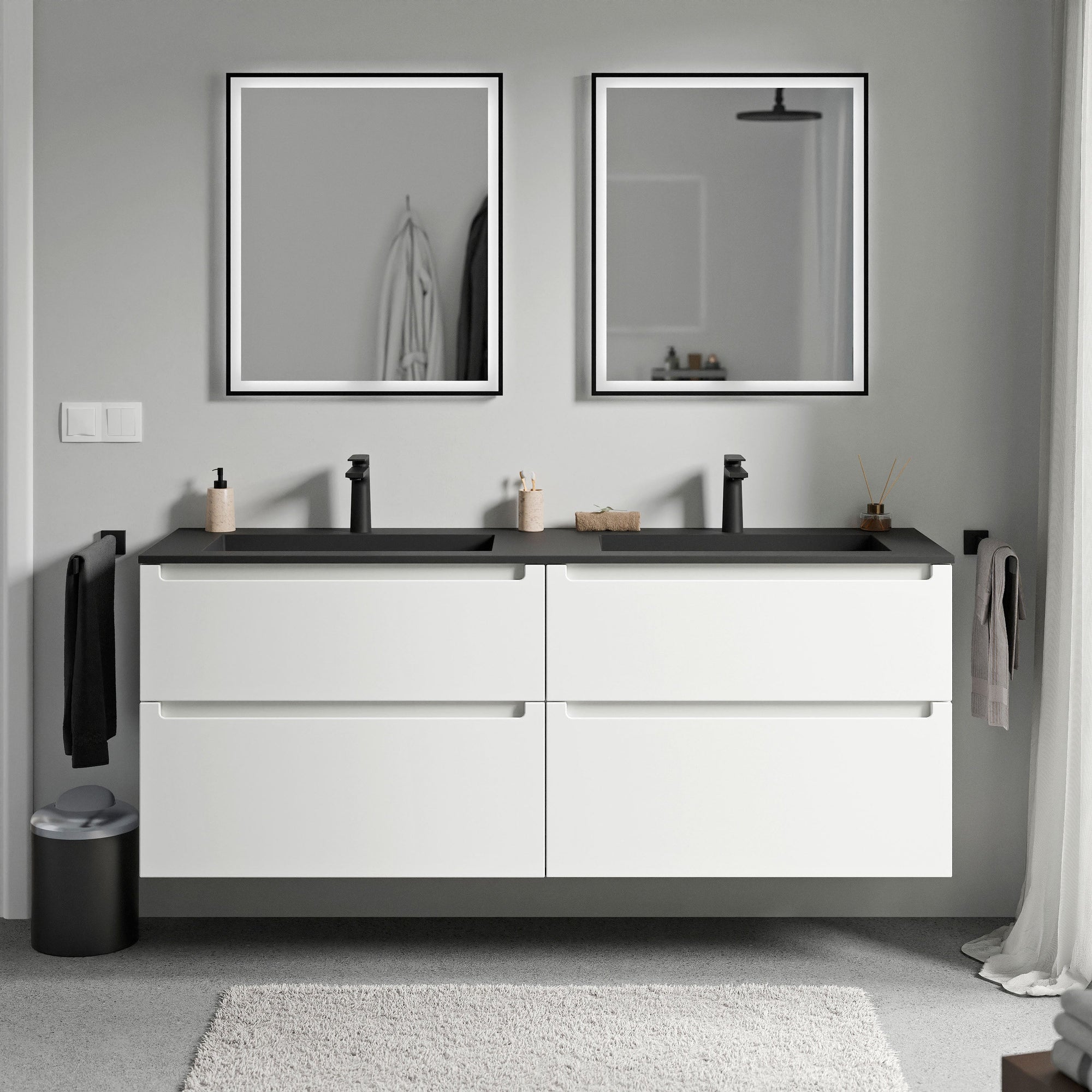 Meuble sous-lavabo VIREO 160 cm